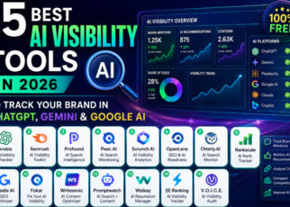 15 best AI visibility tools in 2026 for tracking brand visibility in ChatGPT, Gemini, and Google AI