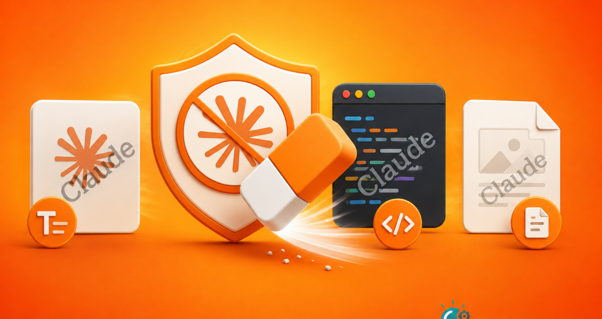 How to Remove Claude Watermarks from Text, Code, and Files