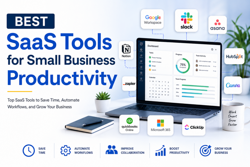 Best SaaS Tools for Small Business Productivity in 2026
