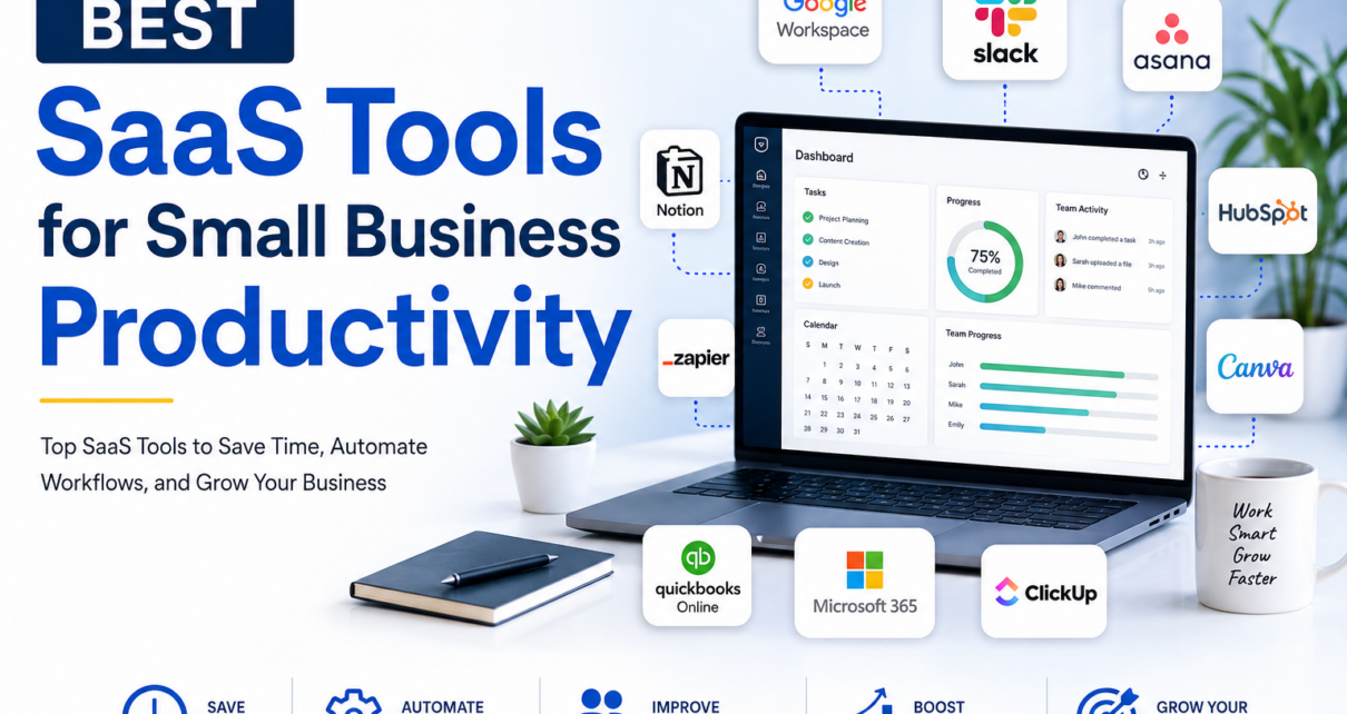 Best SaaS Tools for Small Business Productivity in 2026