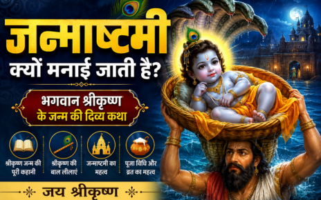 Image Alt Text जन्माष्टमी क्यों मनाई जाती है – भगवान श्रीकृष्ण के जन्म की दिव्य कथा