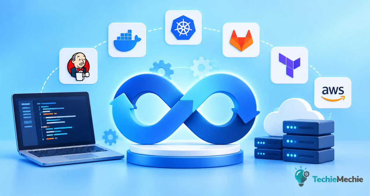 Best DevOps tools in 2026 including GitHub Actions, Docker, Kubernetes, Terraform and CI/CD tools