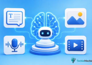 Multimodal AI combining text, images, audio, and video into one artificial intelligence system